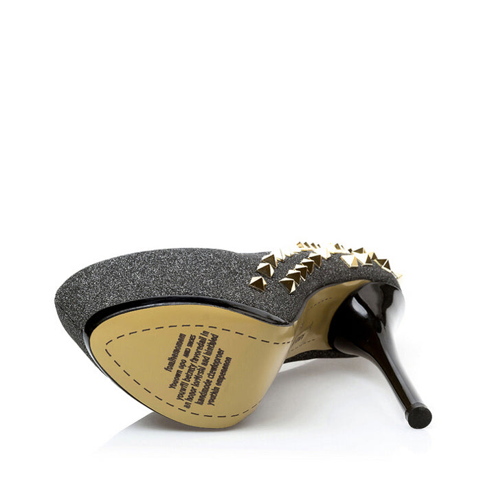 Women's super high heels platform rivets sexy shoes