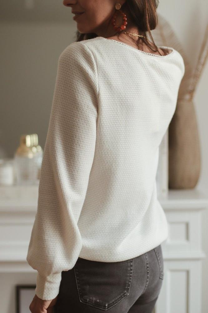 Moment in Time Cream Top