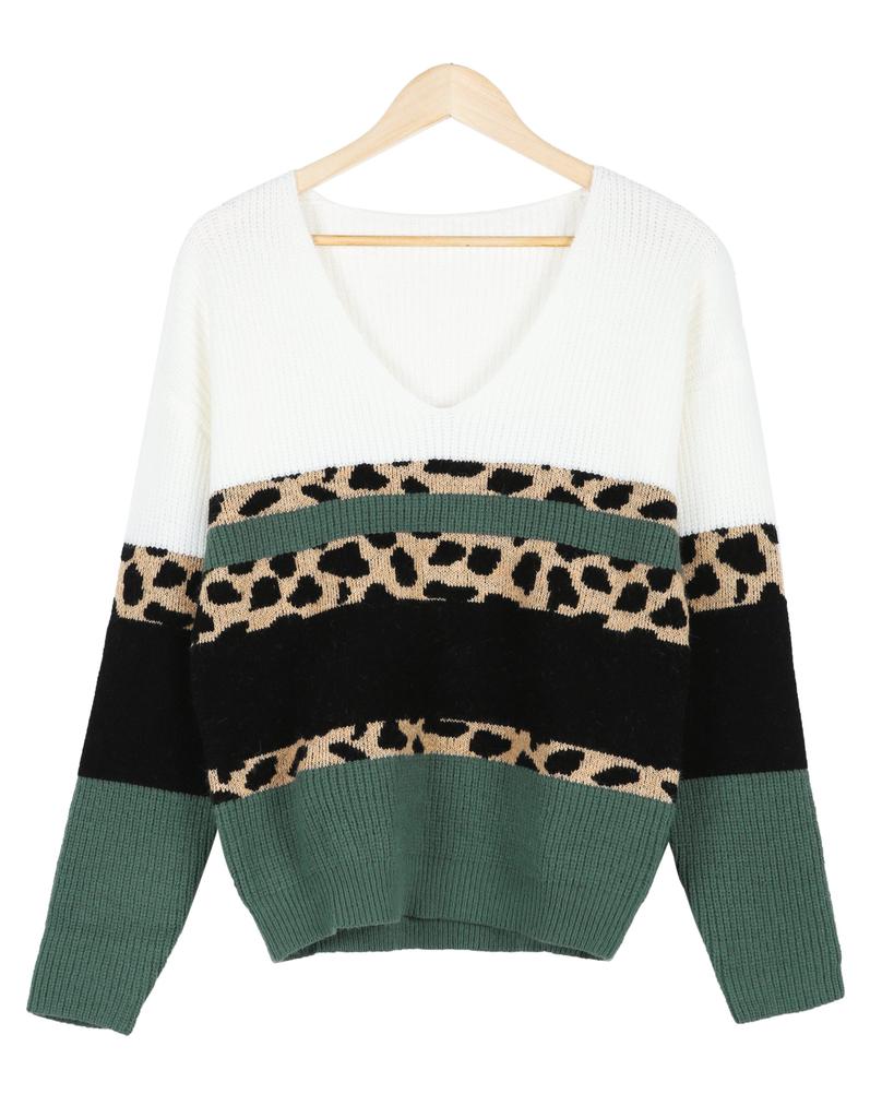 Fiercely Fashionable Colorblock Sweater