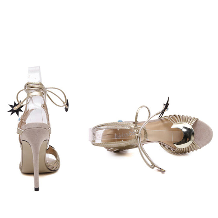 Moon style sexy high-heeled sandals