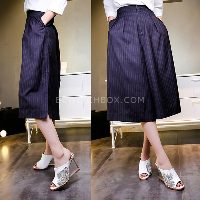 Diamond flower type wedge a word cool slippers