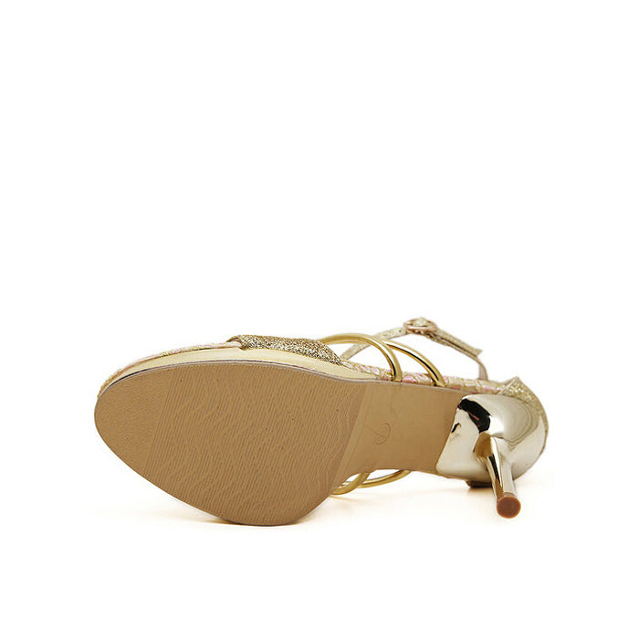 Luxury sexy high-heeled sandals