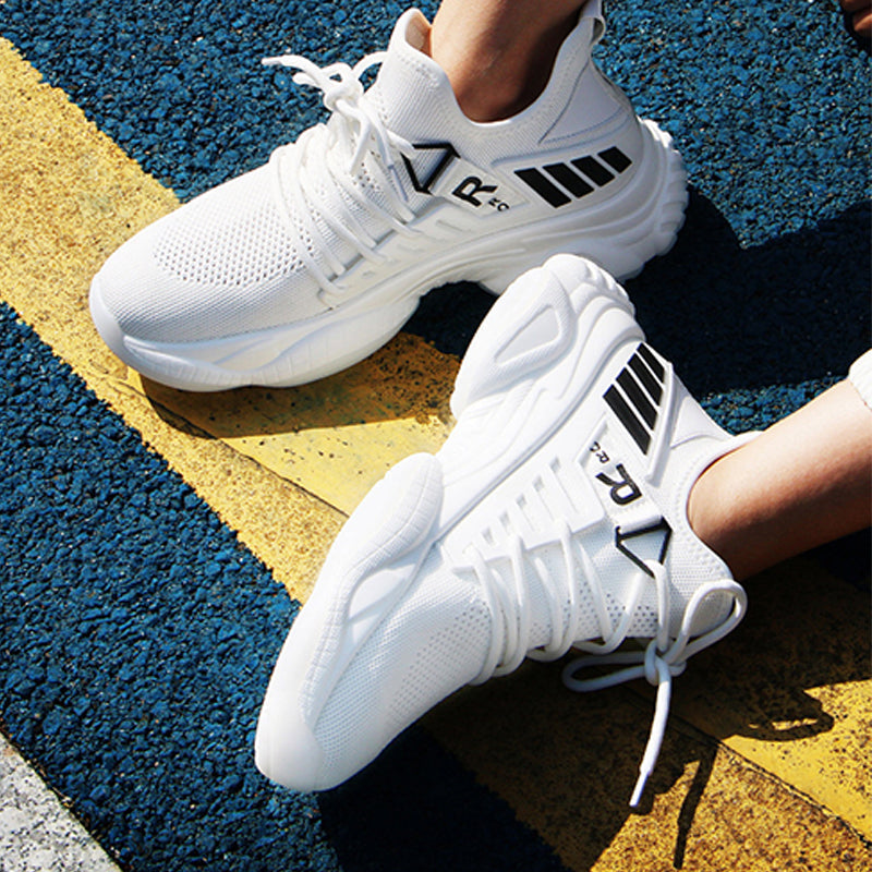 Men's Color Block Mesh Sports Shoes
