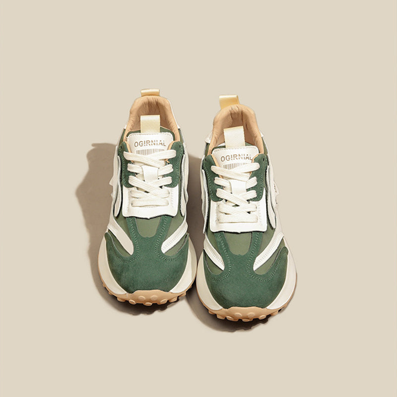 Women's Contrast Platform Sneakers