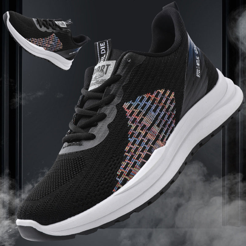 Men's Breathable Mesh Lace-up Sneakers