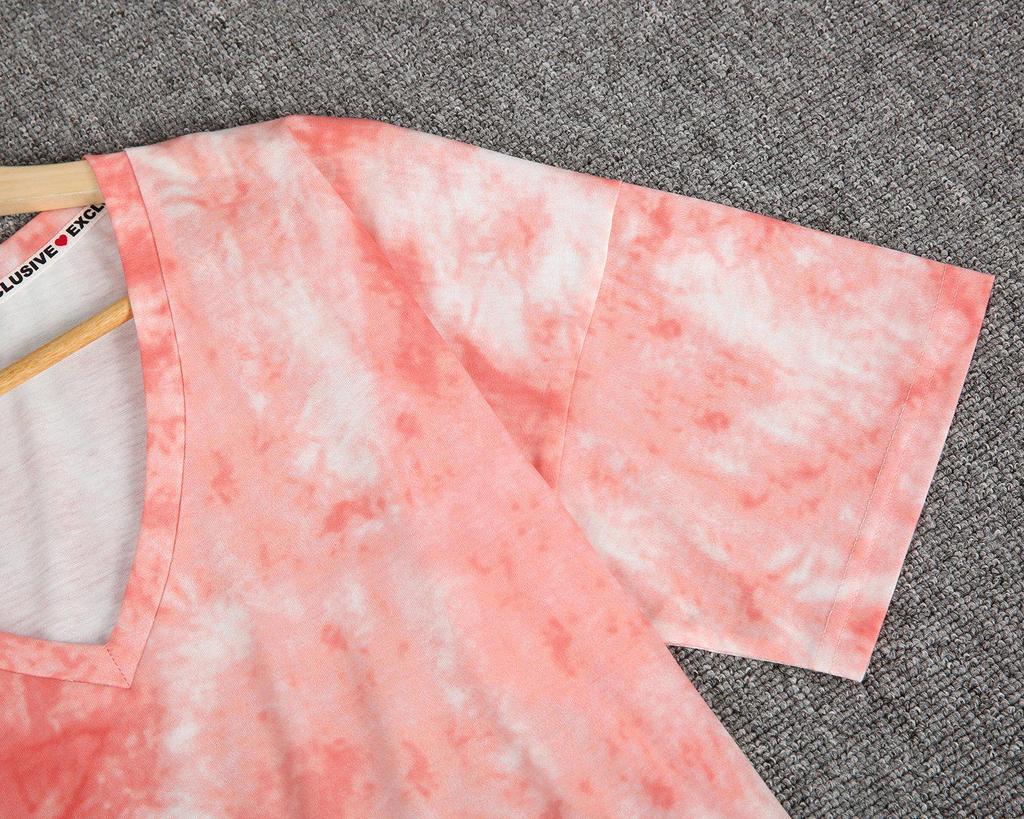 Sweet Print Short Sleeve Top