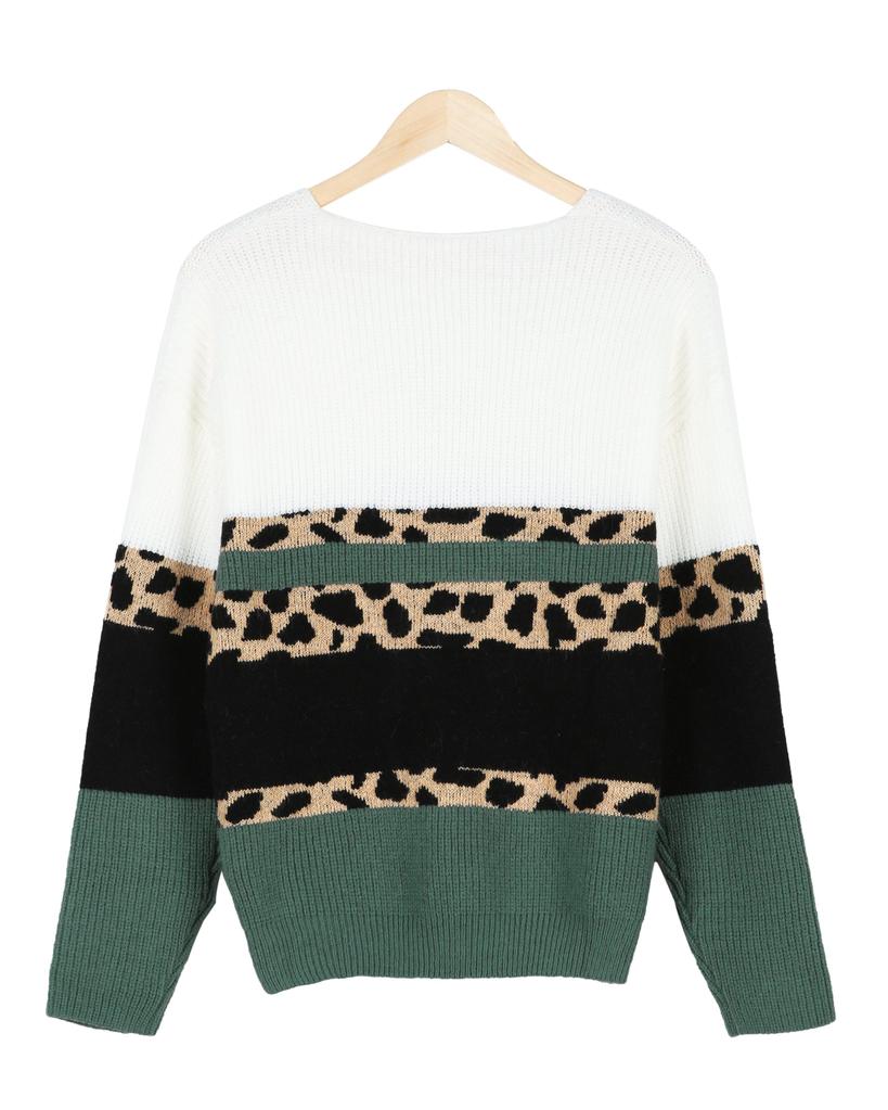 Fiercely Fashionable Colorblock Sweater
