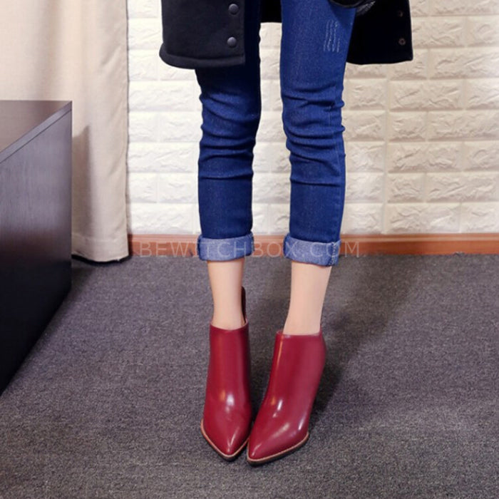 Bare wedge shoe comfortable Martin boots