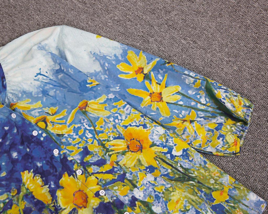 Attractive Print Button Front Closure Shirt