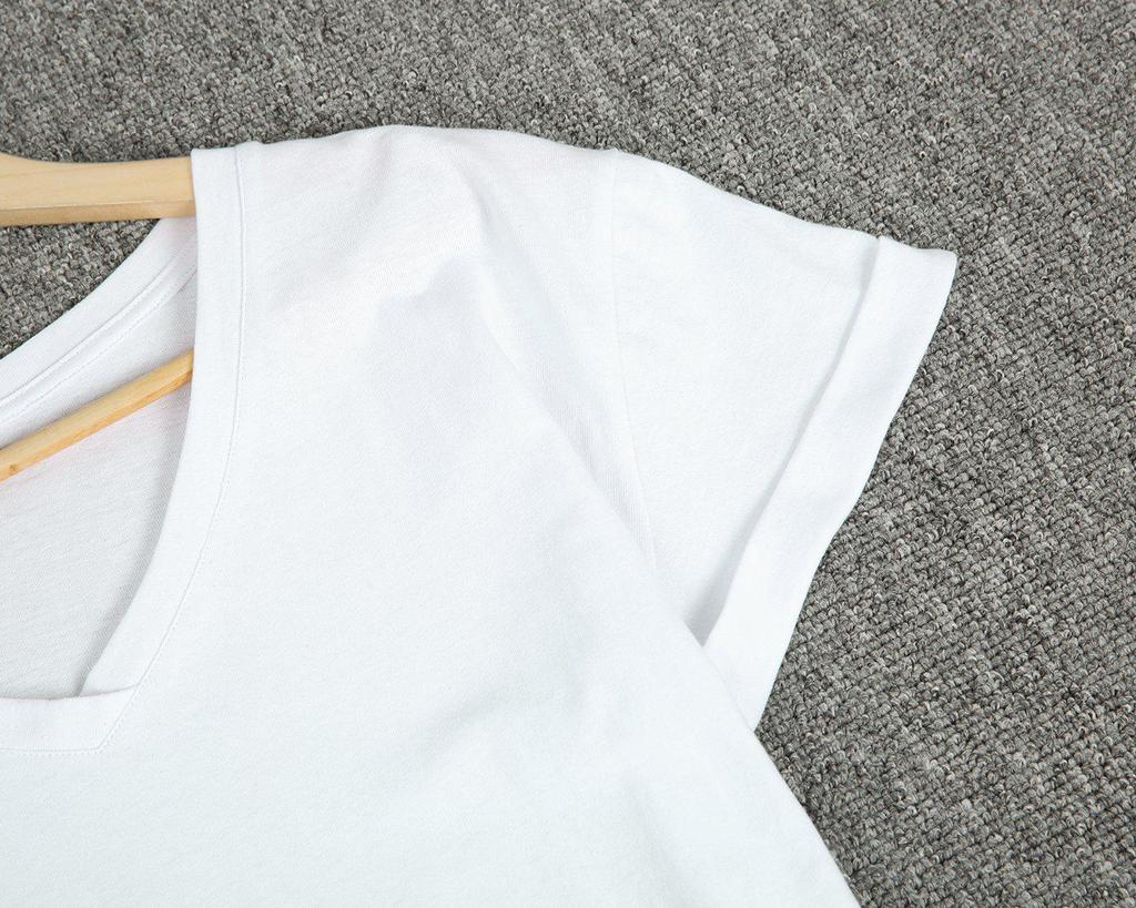 Basic Plain Short Sleeve Top