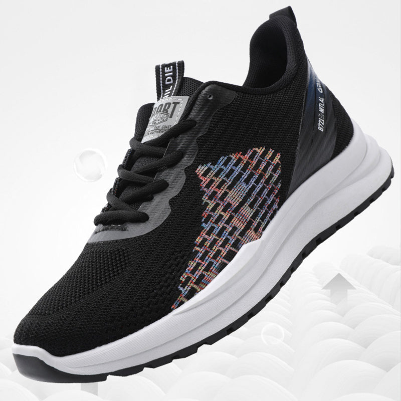 Men's Breathable Mesh Lace-up Sneakers