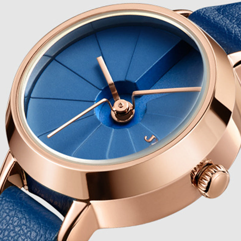 Women's 3D Dial Waterproof Quartz Watch