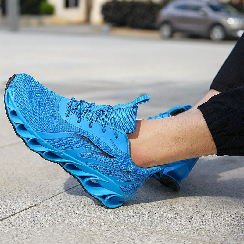 Absorb Sweat Breathable Lightweight Casual Bright Running Sneakers
