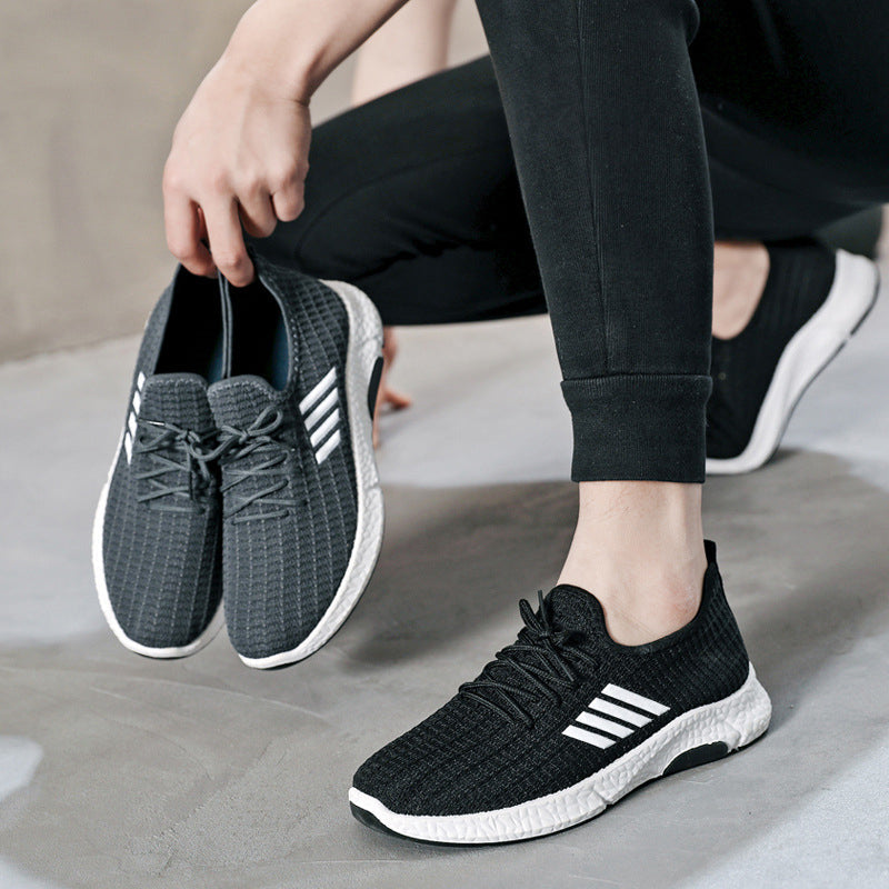 Men's Non-slip Fly Woven Walking Shoes