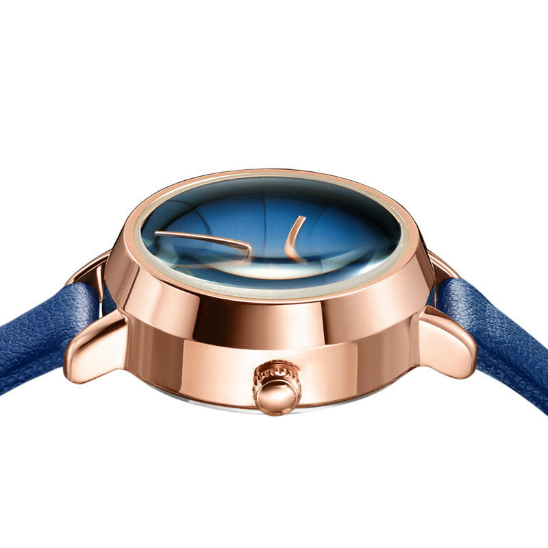 Women's 3D Dial Waterproof Quartz Watch