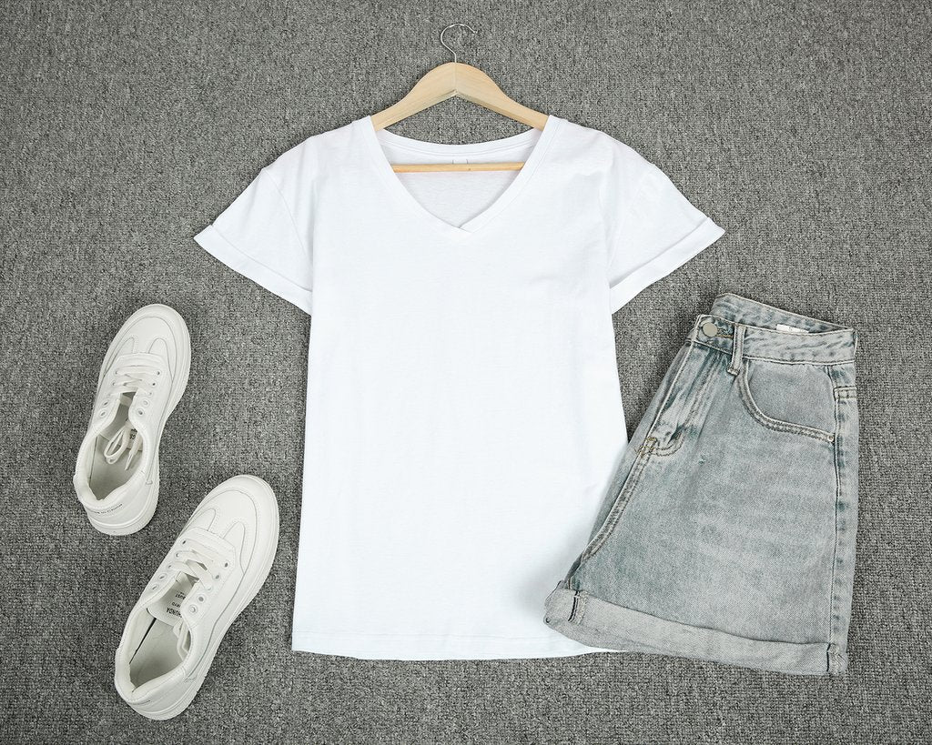Basic Plain Short Sleeve Top