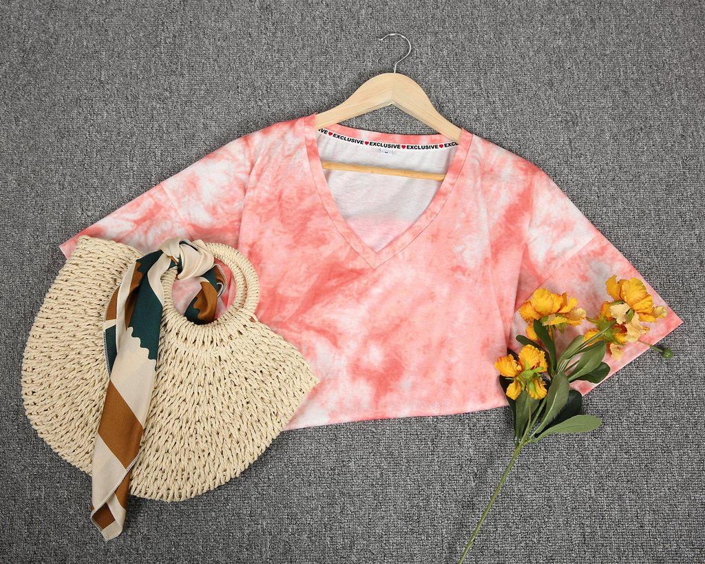 Sweet Print Short Sleeve Top