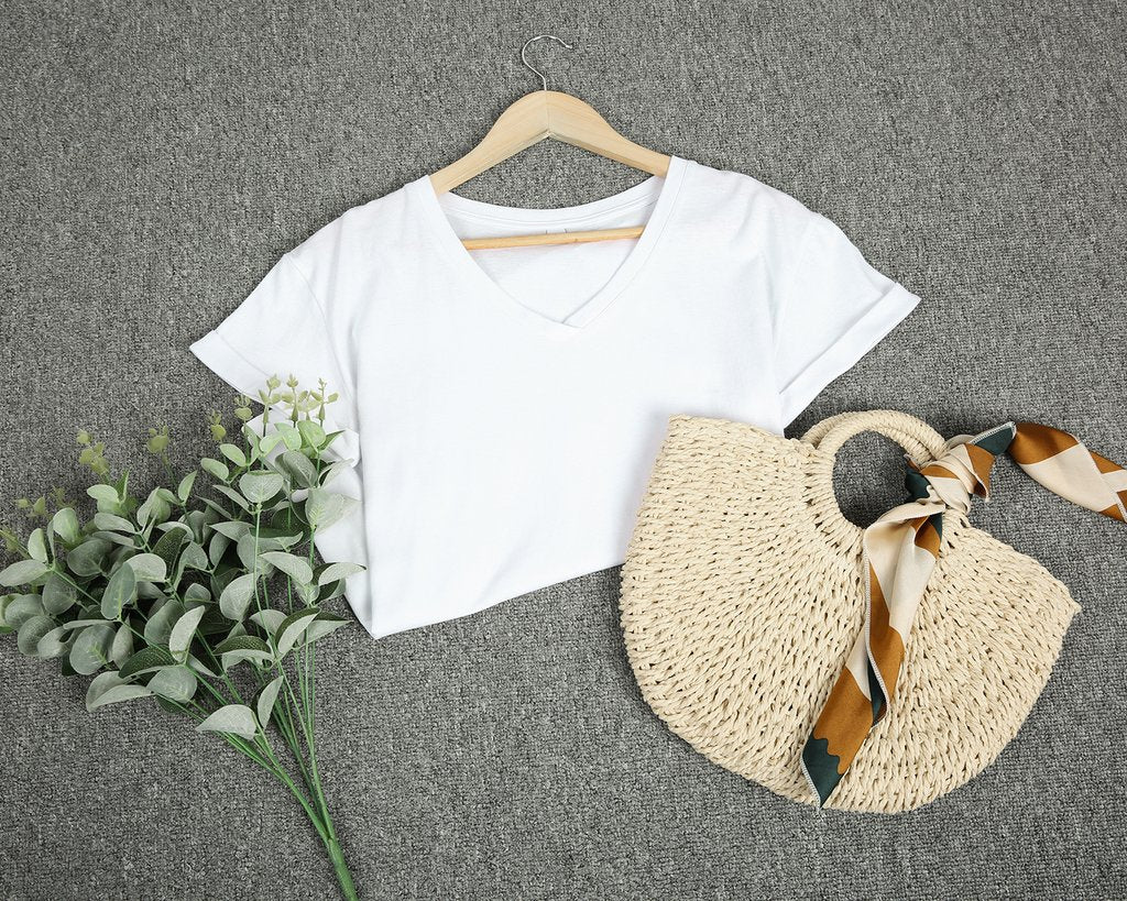 Basic Plain Short Sleeve Top