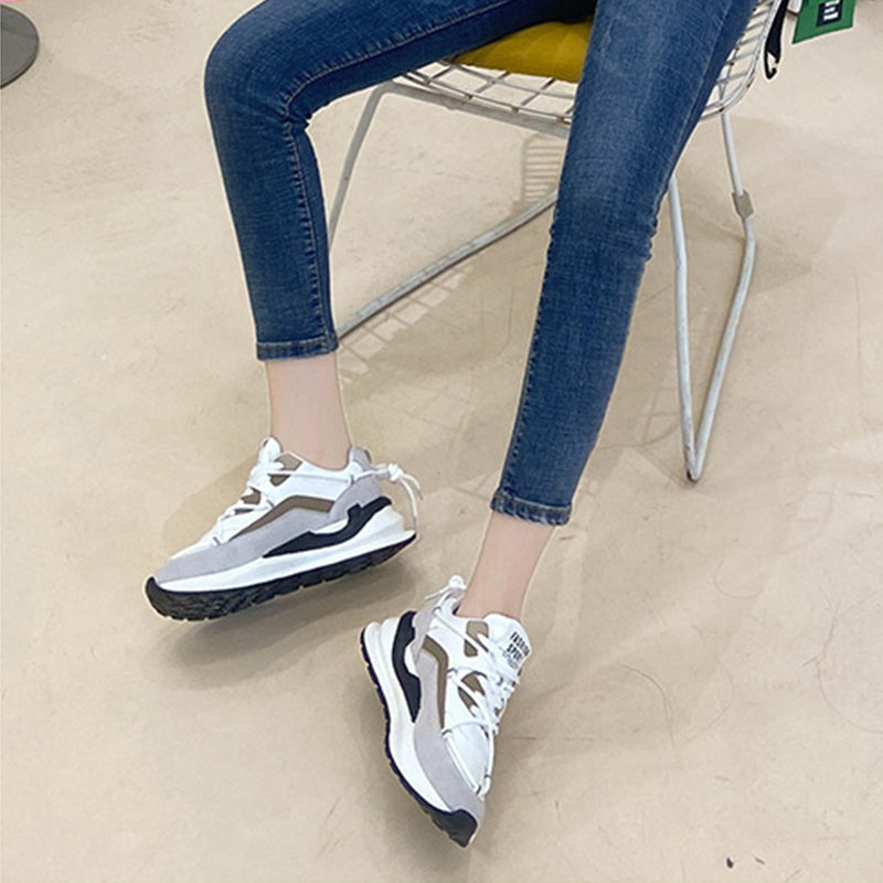 Women's Shallow Mouth Platform Sneakers
