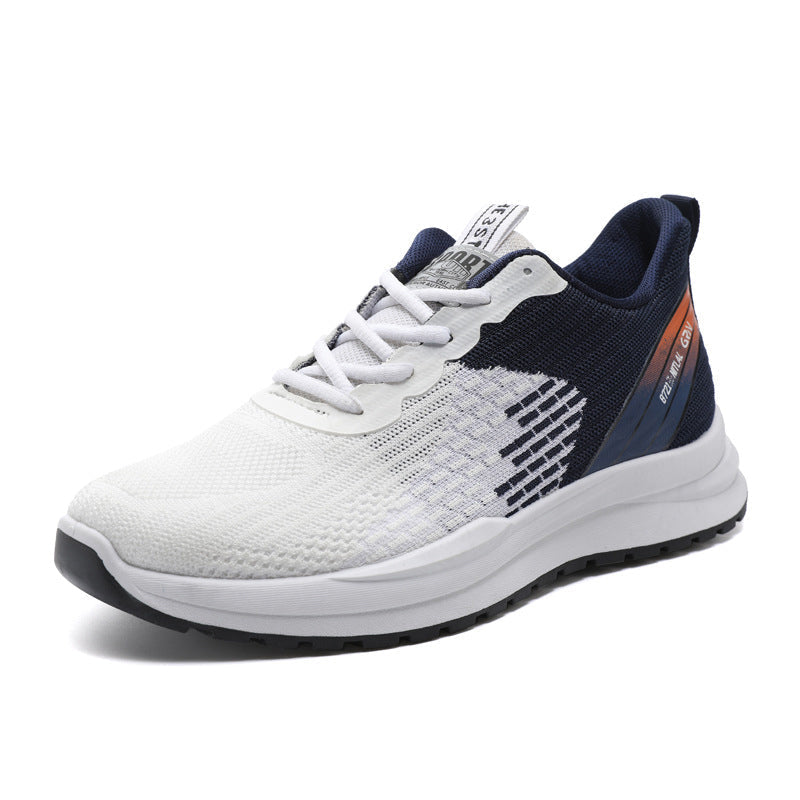 Men's Breathable Mesh Lace-up Sneakers