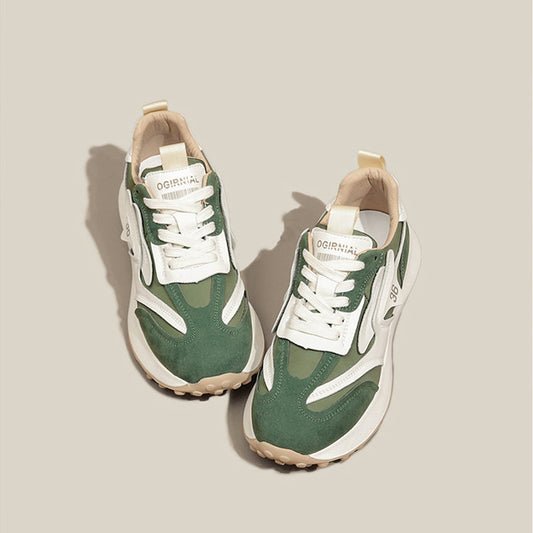 Women's Contrast Platform Sneakers