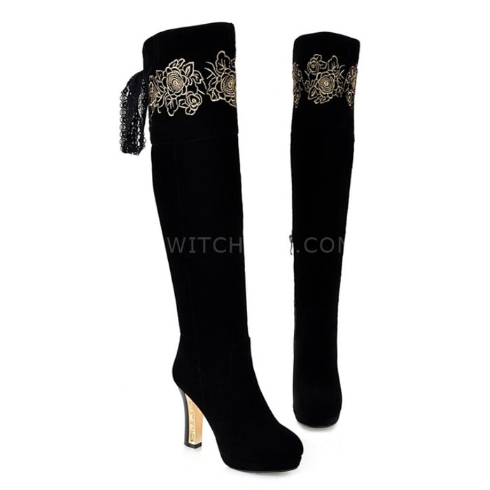 Sexy boots with thick